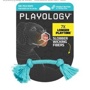 Playology Dri-tech Rope Small, Peanut Butter Scent